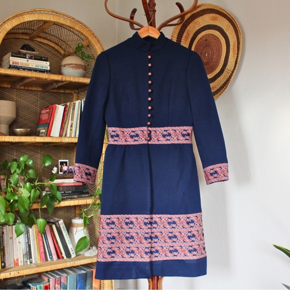 Vintage 1950s Mega Mod Knit Coat by Domani Knits - Picture 1 of 7